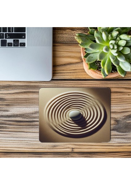 Ortada Tek Taşlı Spiral Kum Mouse Pad - 19X23 cm 2 mm Dikdörtgen Ithal Baskılı Mouse Pad modelleri