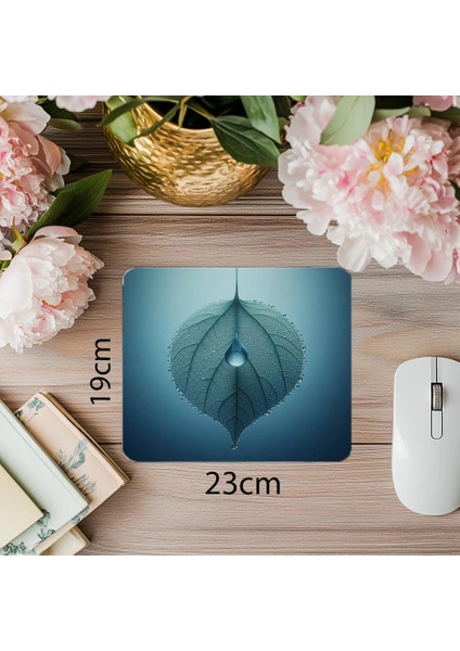 Yavaş Hareketli Doğa Damlası Mouse Pad - 19X23 cm 2 mm Dikdörtgen Ithal Baskılı Mouse Pad