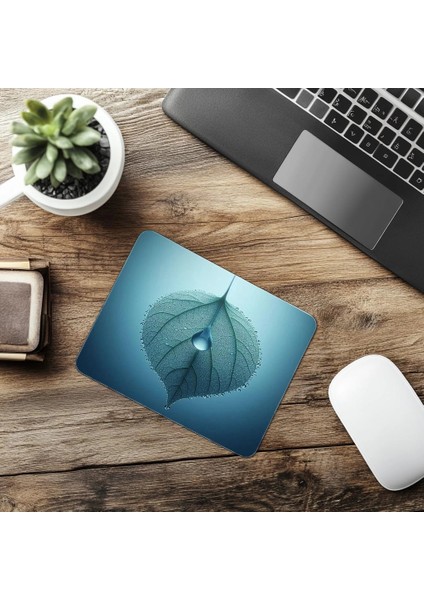 Yavaş Hareketli Doğa Damlası Mouse Pad - 19X23 cm 2 mm Dikdörtgen Ithal Baskılı Mouse Pad