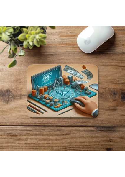 Kablo Dağınıklığıyla Gerçekçi Retro Mouse Pad - 19X23 cm 2 mm Dikdörtgen Ithal Baskılı Mouse Pad fırsatları