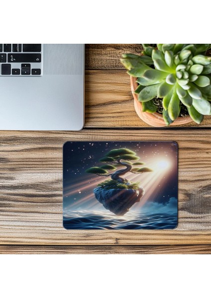 Doğayla Dengede Minimal Mouse Pad - 19X23 cm 2 mm Dikdörtgen Ithal Baskılı Mouse Pad modelleri