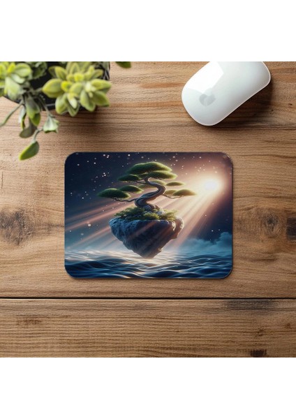 Doğayla Dengede Minimal Mouse Pad - 19X23 cm 2 mm Dikdörtgen Ithal Baskılı Mouse Pad fırsatları