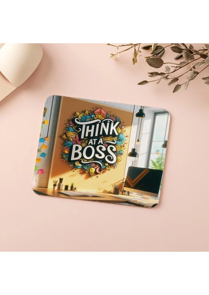 Yönetici Zihniyeti Mouse Pad – Canlı Renkli - 19X23 cm 2 mm Dikdörtgen Ithal Baskılı Mouse Pad indirimleri