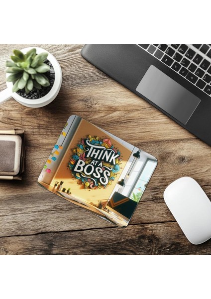 Yönetici Zihniyeti Mouse Pad – Canlı Renkli - 19X23 cm 2 mm Dikdörtgen Ithal Baskılı Mouse Pad