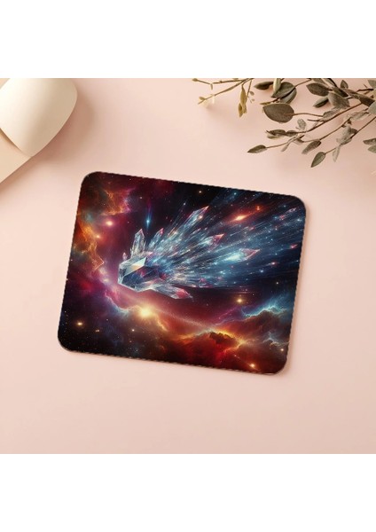 Kuyruklu Yıldız Izli Kozmik Mousepad - 19X23 cm 2 mm Dikdörtgen Ithal Baskılı Mouse Pad indirimleri