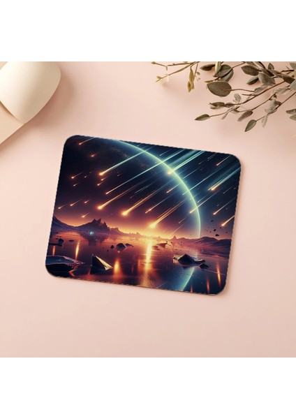 Sinema Efektli Uzay Manzaralı Mouse Pad - 19X23 cm 2 mm Dikdörtgen Ithal Baskılı Mouse Pad indirimleri