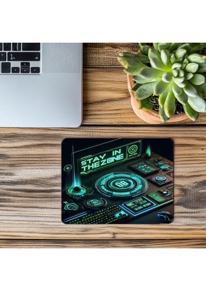 Gamer Zihniyeti Temalı Parlak Mouse Pad - 19X23 cm 2 mm Dikdörtgen Ithal Baskılı Mouse Pad modelleri
