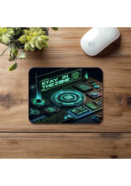 Gamer Zihniyeti Temalı Parlak Mouse Pad - 19X23 cm 2 mm Dikdörtgen Ithal Baskılı Mouse Pad fırsatları
