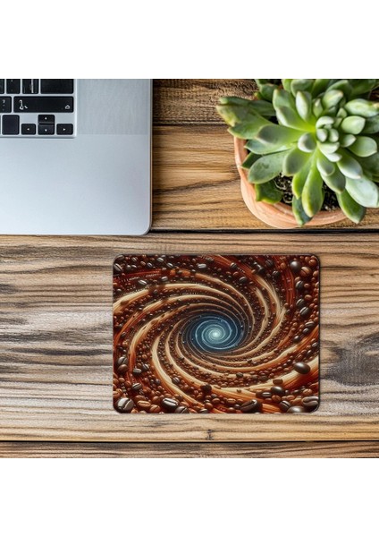 Kahve ve Kodun Buluştuğu Estetik Mouse Pad - 19X23 cm 2 mm Dikdörtgen Ithal Baskılı Mouse Pad modelleri