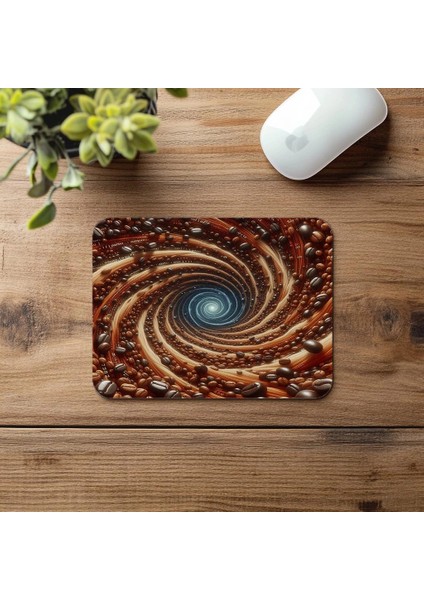 Kahve ve Kodun Buluştuğu Estetik Mouse Pad - 19X23 cm 2 mm Dikdörtgen Ithal Baskılı Mouse Pad fırsatları