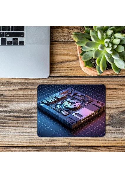 Yarı Takılı Disketli Mousepad – Retro Drive - 19X23 cm 2 mm Dikdörtgen Ithal Baskılı Mouse Pad modelleri