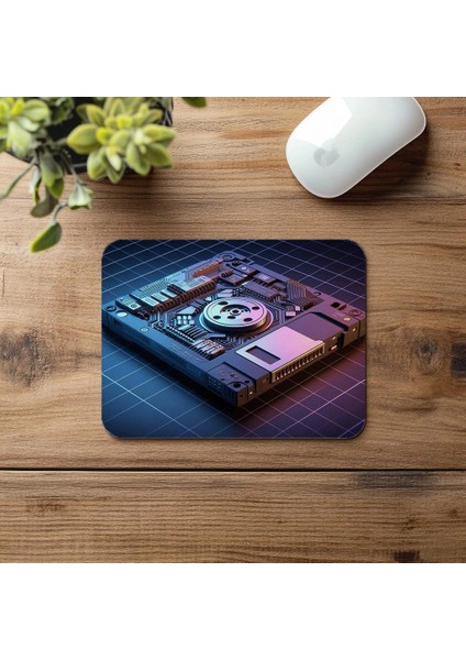 Yarı Takılı Disketli Mousepad – Retro Drive - 19X23 cm 2 mm Dikdörtgen Ithal Baskılı Mouse Pad fırsatları