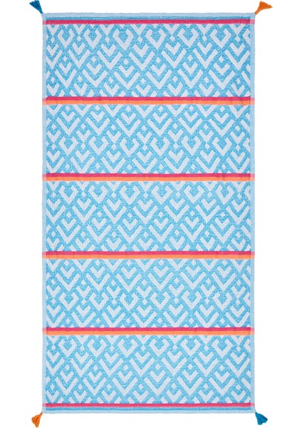 Soft Line Peştamal - Mavi - 90X160 cm