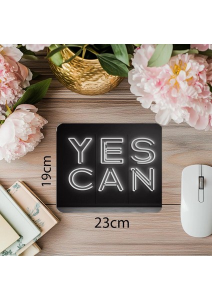 Üç Satırlı Cesaret Sözlü Mouse Pad - 19X23 cm 2 mm Dikdörtgen Ithal Baskılı Mouse Pad