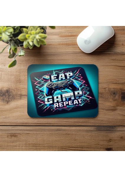 Gamer Rutinini Yansıtan Renkli Mouse Pad - 19X23 cm 2 mm Dikdörtgen Ithal Baskılı Mouse Pad fırsatları