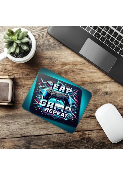 Gamer Rutinini Yansıtan Renkli Mouse Pad - 19X23 cm 2 mm Dikdörtgen Ithal Baskılı Mouse Pad