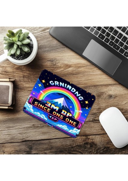Oyun Başlangıcından Bugüne Temalı Mouse Pad - 19X23 cm 2 mm Dikdörtgen Ithal Baskılı Mouse Pad