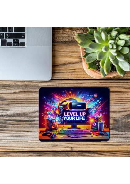 Parlak Görselli Ilham Veren Gamer Mouse Pad - 19X23 cm 2 mm Dikdörtgen Ithal Baskılı Mouse Pad modelleri
