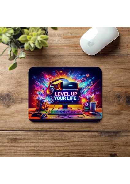 Parlak Görselli Ilham Veren Gamer Mouse Pad - 19X23 cm 2 mm Dikdörtgen Ithal Baskılı Mouse Pad fırsatları
