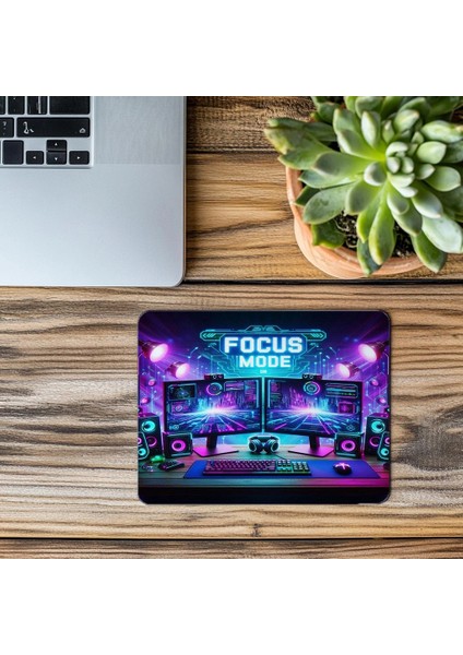Gamer Setup Mousepad – Focus Açık - 19X23 cm 2 mm Dikdörtgen Ithal Baskılı Mouse Pad modelleri