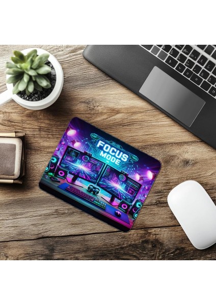 Gamer Setup Mousepad – Focus Açık - 19X23 cm 2 mm Dikdörtgen Ithal Baskılı Mouse Pad