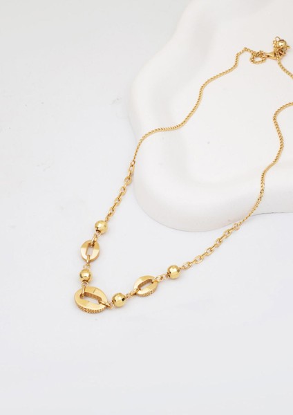 Parıltı Zinciri 14 Ayar Altın Kolye modelleri