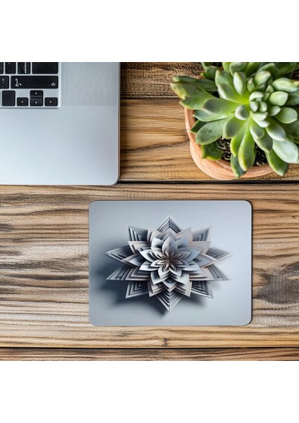 3D Kenar Gölgelendirmeli Minimal Mouse Pad - 19X23 cm 2 mm Dikdörtgen Ithal Baskılı Mouse Pad modelleri