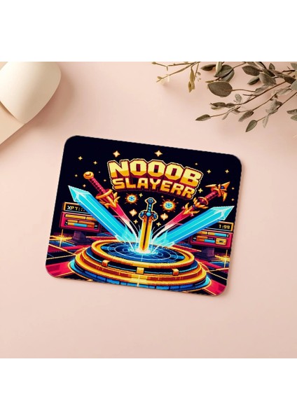 Pixel Savaş Alanı Temalı Eğlenceli Mousepad - 19X23 cm 2 mm Dikdörtgen Ithal Baskılı Mouse Pad indirimleri