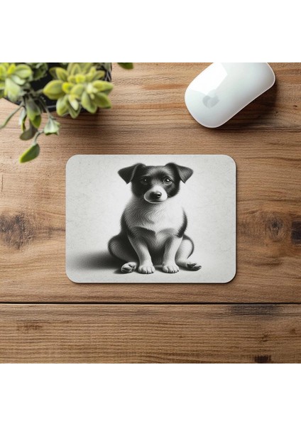 Sadık Dostlar Için El Çizimi Mousepad - 19X23 cm 2 mm Dikdörtgen Ithal Baskılı Mouse Pad fırsatları
