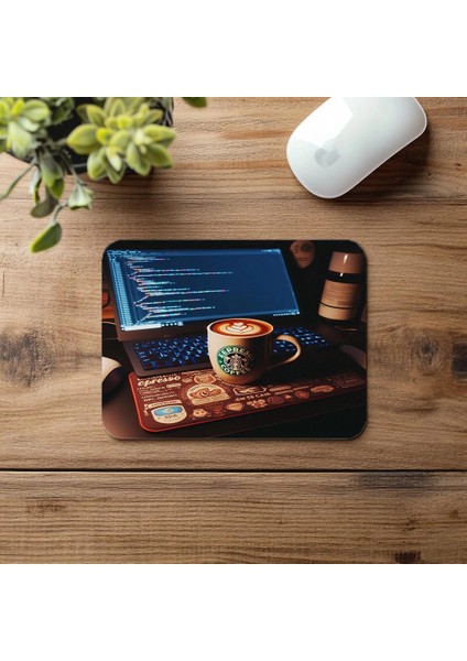 Karanlık Ortam + Renkli Sticker Kombinasyonu - 19X23 cm 2 mm Dikdörtgen Ithal Baskılı Mouse Pad fırsatları