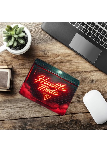 Yoğun Çalışma Ruhlu Neon Mouse Pad - 19X23 cm 2 mm Dikdörtgen Ithal Baskılı Mouse Pad
