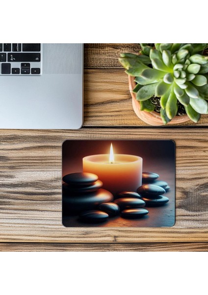 Meditatif Aydınlatmalı Mouse Pad - 19X23 cm 2 mm Dikdörtgen Ithal Baskılı Mouse Pad modelleri