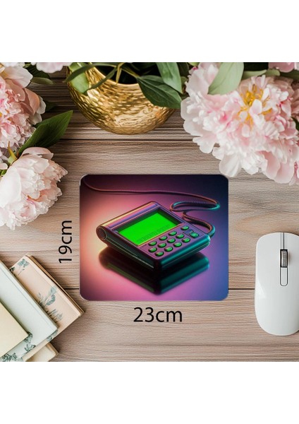 Cep Boyutunda Pager Mouse Pad Tasarımı - 19X23 cm 2 mm Dikdörtgen Ithal Baskılı Mouse Pad