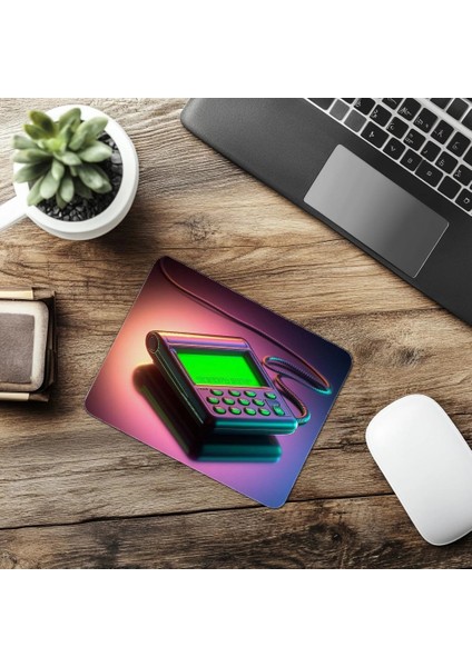 Cep Boyutunda Pager Mouse Pad Tasarımı - 19X23 cm 2 mm Dikdörtgen Ithal Baskılı Mouse Pad