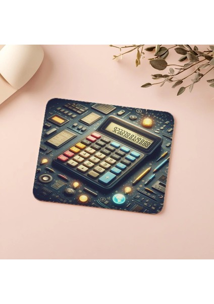 Güneş Enerjili Hesap Makinesi Mousepad - 19X23 cm 2 mm Dikdörtgen Ithal Baskılı Mouse Pad indirimleri