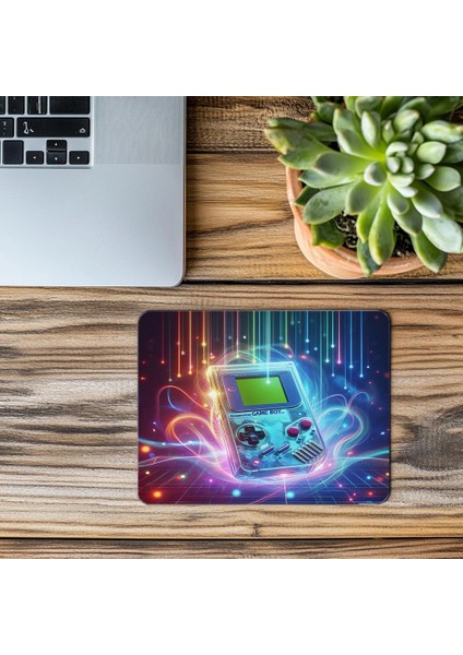 3D Stil Eski Oyun Makinesi Mouse Pad - 19X23 cm 2 mm Dikdörtgen Ithal Baskılı Mouse Pad modelleri