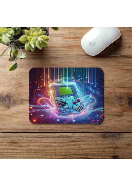 3D Stil Eski Oyun Makinesi Mouse Pad - 19X23 cm 2 mm Dikdörtgen Ithal Baskılı Mouse Pad fırsatları