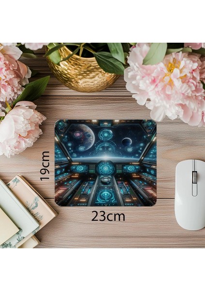Galaksi Dışından Görünüm Mousepad - 19X23 cm 2 mm Dikdörtgen Ithal Baskılı Mouse Pad