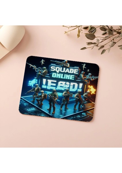 Squad Ready Yazılı Ekip Ruhlu Mousepad - 19X23 cm 2 mm Dikdörtgen Ithal Baskılı Mouse Pad indirimleri