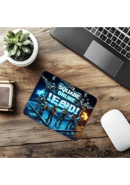 Squad Ready Yazılı Ekip Ruhlu Mousepad - 19X23 cm 2 mm Dikdörtgen Ithal Baskılı Mouse Pad