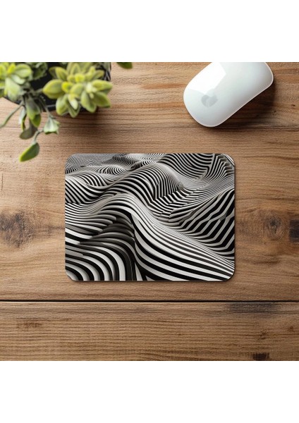 3D Derinlik Efektiyle Optik Mouse Pad - 19X23 cm 2 mm Dikdörtgen Ithal Baskılı Mouse Pad fırsatları