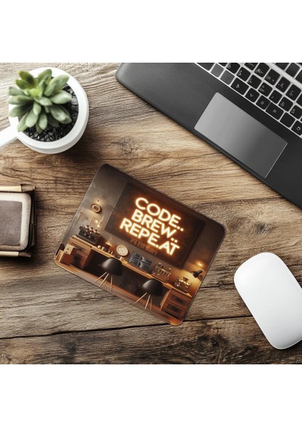 Yazılımcı Ofisine Özel Kodlu Mousepad - 19X23 cm 2 mm Dikdörtgen Ithal Baskılı Mouse Pad
