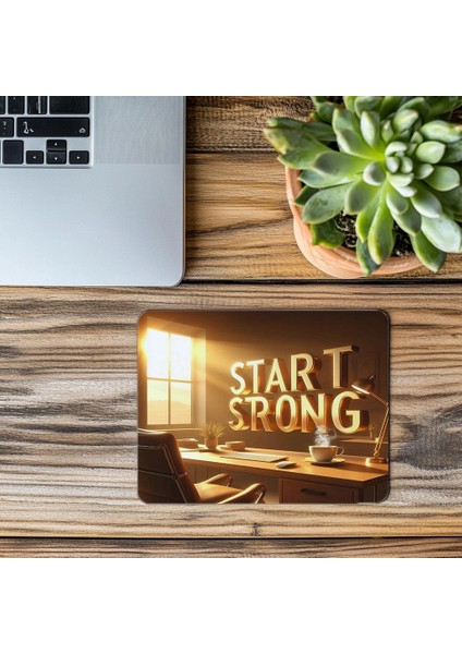 Enerjik Başlangıçlar Için 3D Tasarım Mousepad - 19X23 cm 2 mm Dikdörtgen Ithal Baskılı Mouse Pad modelleri