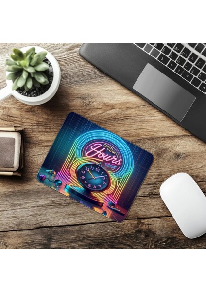 Own Your Hours Yazılı Saat Temalı Mousepad - 19X23 cm 2 mm Dikdörtgen Ithal Baskılı Mouse Pad