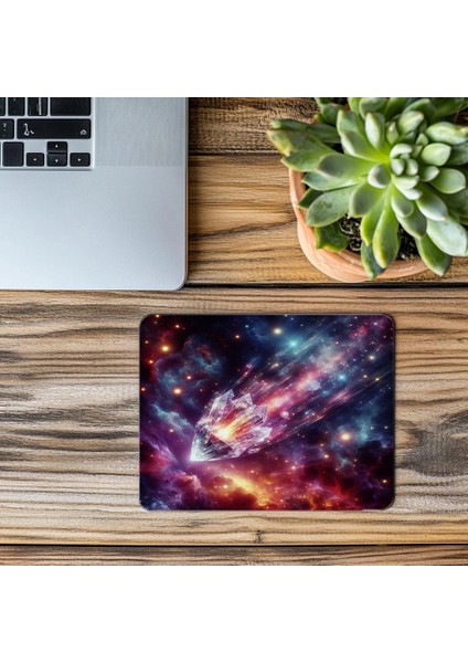 Kristal Kuyruklu Comet Mousepad – 3D Efektli - 19X23 cm 2 mm Dikdörtgen Ithal Baskılı Mouse Pad modelleri
