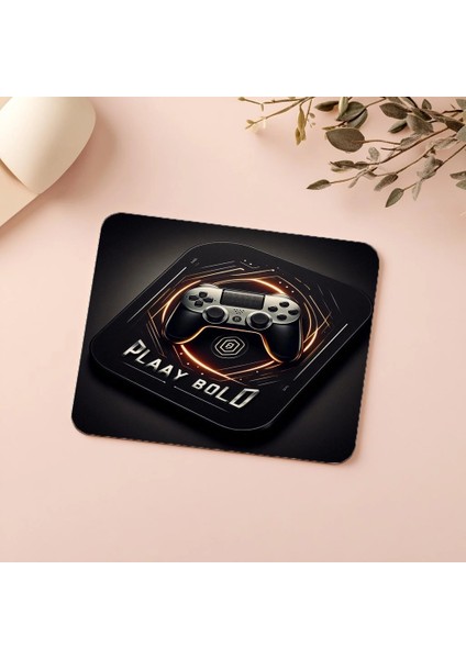 Gamer Karakterini Yansıtan Cesur Mouse Pad - 19X23 cm 2 mm Dikdörtgen Ithal Baskılı Mouse Pad indirimleri