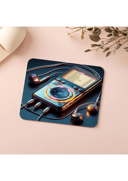 2000’LER Ruhlu Kulaklıklı Mousepad - 19X23 cm 2 mm Dikdörtgen Ithal Baskılı Mouse Pad indirimleri