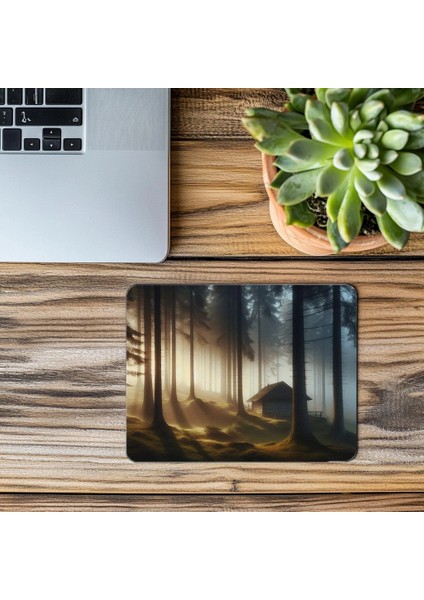Huzur Vadisi Stilinde Zen Mouse Pad - 19X23 cm 2 mm Dikdörtgen Ithal Baskılı Mouse Pad modelleri