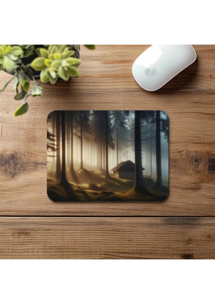 Huzur Vadisi Stilinde Zen Mouse Pad - 19X23 cm 2 mm Dikdörtgen Ithal Baskılı Mouse Pad fırsatları