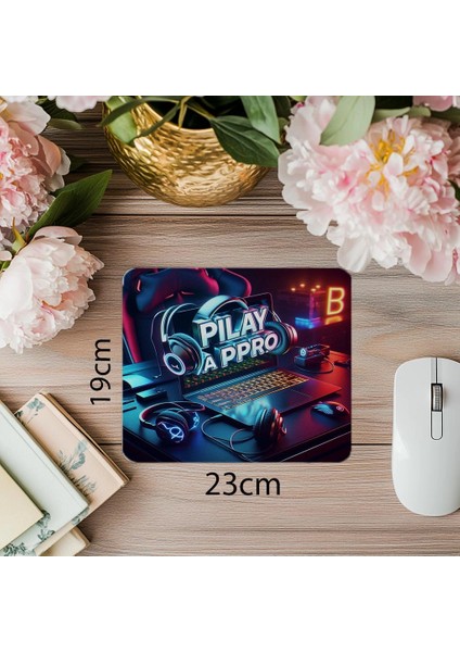 Oyun Tarzını Konuştur Mousepad – Pro Style - 19X23 cm 2 mm Dikdörtgen Ithal Baskılı Mouse Pad
